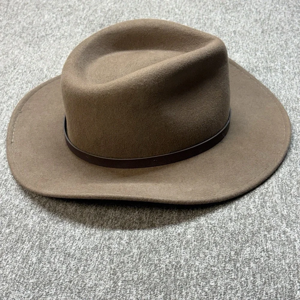 Vintage Dorfman Pacific DPC Wool Felt Western Aussie Outback Hat Mens S/M‎ Brown